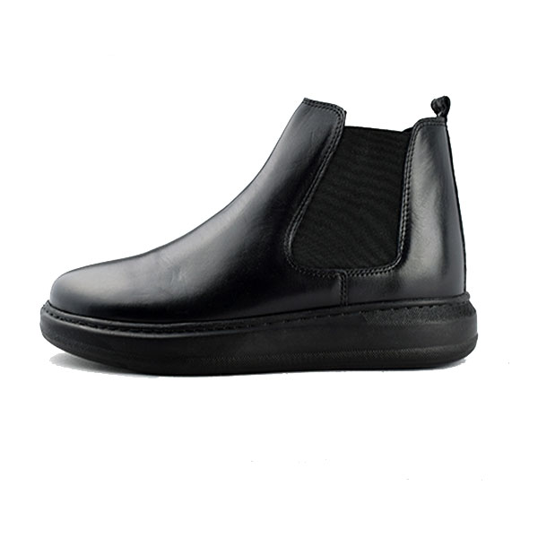 Botte Bottine pour homme 350 noir bottine en cuir homme Maroc